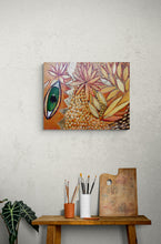 Load image into Gallery viewer, Original Acrylic Painting - Golden Dragon
