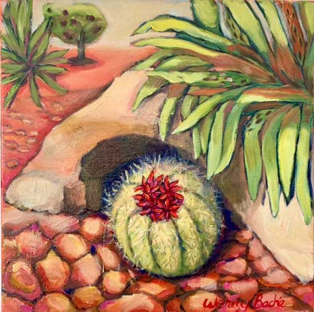 Original Oil Painting - Abundant Succulent