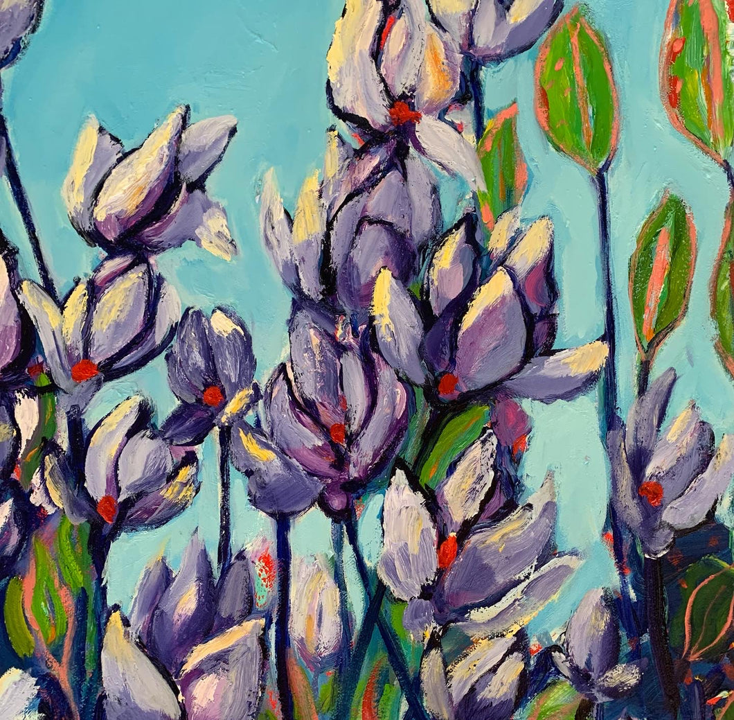 Original Oil Painting - Lovely Lavender