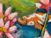 Load image into Gallery viewer, Original Oil Painting - Gold Fish
