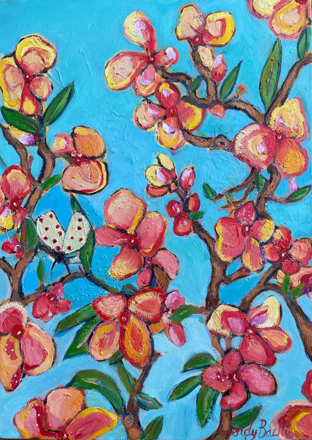 Original Oil Painting - Blossoming