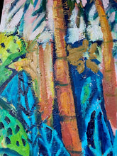 Load image into Gallery viewer, Original Oil Painting - Tropical Garden
